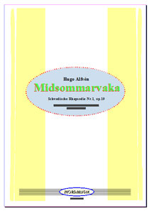 Midsommervaka - Schwedische Sinfonie Nr.1(Partitur)